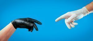 Перчатки латексные химически стойкие (фото)